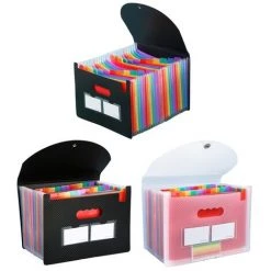 LTS FAFA Dossier Accordéon A4 Effacer L'onglet Index Dossier De Documents étendu Gestionnaire De Fichiers