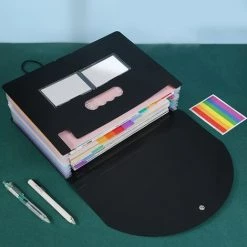 LTS FAFA Dossier Accordéon A4 Effacer L'onglet Index Dossier De Documents étendu Gestionnaire De Fichiers -Petit rangement Soldes Magasin 65413391 5