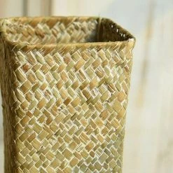 CSPARKV Vase En Rotin - Panier à Fleurs En Bambou - Décoration De Vase - Décoration D'intérieur Grand Vase 30 Cm -Petit rangement Soldes Magasin 65413919 4