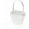 CSPARKV Panier De Demoiselle D'honneur De Mariage Blanc En Satin Ivoire Avec Décoration D'arc Fournitures De Mariage 1 CSPARKV Panier De Demoiselle D'honneur De Mariage Blanc En Satin Ivoire Avec Décoration D'arc Fournitures De Mariage -Petit rangement Soldes Magasin 65413936 1
