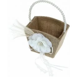 CSPARKV Paniers à Fleurs, Paniers à Fleurs En Dentelle Vintage, Décorations De Fête 2 à Vendre -Petit rangement Soldes Magasin 65414042 5