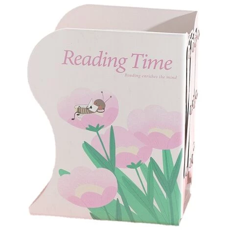 ENLENK Support De Livre Rétractable, Abeille De Lotus De Dessin Animé, Porte-livre Pour Bureau D'enfant, Table Simple Pliante Et Stockant Des Livres Et Support De Livre étirable 3 ENLENK Support De Livre Rétractable, Abeille De Lotus De Dessin Animé, Porte-livre Pour Bureau D'enfant, Table Simple Pliante Et Stockant Des Livres Et Support De Livre étirable