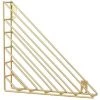 OSQI Porte-journaux Mural De Forme Géométrique Nordique - Porte-revues - Porte-revues En Métal - Pour Salle De Bain, Bureau Et Entrée - Fer (doré) -Petit rangement Soldes Magasin 65504334 1