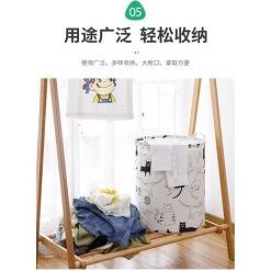 HELLO KITTY BAIN Panier à Linge Panier à Linge Pliable Grande Boîte De Rangement En Tissu Panier à Linge Pour Organiser La Chambre Des Enfants Jouets Vêtements Chats - Grand 50*40CM -Petit rangement Soldes Magasin 65622667 4