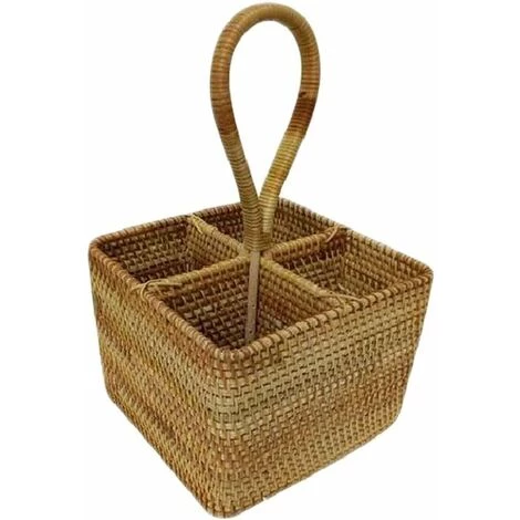 CSPARKV Paniers De Rangement - Paniers Carrés En Osier Tissé, Paniers De Pique-nique, Paniers Tissés Avec Décorations De Poignée, Sacs De Plage, Paniers De Ventre D'algues, Paniers De Fleurs En Osier 3 CSPARKV Paniers De Rangement - Paniers Carrés En Osier Tissé, Paniers De Pique-nique, Paniers Tissés Avec Décorations De Poignée, Sacs De Plage, Paniers De Ventre D'algues, Paniers De Fleurs En Osier