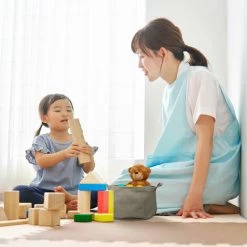 Relaxdays Boîte De Rangement Tissu, Pliable, Organiseur, HxØ : 20x35 Cm, Caisse Avec Poignées, Pour Salle De Bain, Gris -Petit rangement Soldes Magasin 65643440 5