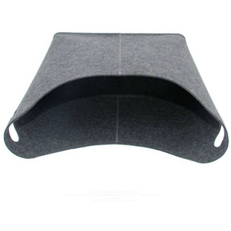 BENOBBY KIDS Sac Ovale Bois Feutre - Panier De Rangement Avec Anse Pour Journal Ou Étagère Anthracite 5 BENOBBY KIDS Sac Ovale Bois Feutre - Panier De Rangement Avec Anse Pour Journal Ou Étagère Anthracite â Image 3