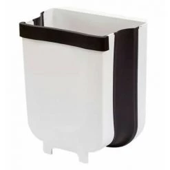 JARDIBRICODECO AG240f Panier De Pliage Blanc Suspendu