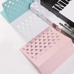 LTS FAFA 1 Pièce Métal Creux étagère Bibliothèque Serre-livres Fournitures Scolaires De Bureau -Petit rangement Soldes Magasin 65747355 5