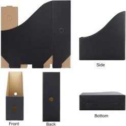 FR-LIFE Organisateur Magazine Fichiers, Fichier Magazine Support, Porte Revues Stockage Fichiers, Porte Revues En Carton, Pour Le Stockage De Fichiers De Bureau à Domicile,BR-Vie, Noir 6 Pièces 9 FR-LIFE Organisateur Magazine Fichiers, Fichier Magazine Support, Porte Revues Stockage Fichiers, Porte Revues En Carton, Pour Le Stockage De Fichiers De Bureau à Domicile,BR-Vie, Noir 6 Pièces -Petit rangement Soldes Magasin 65775675 3