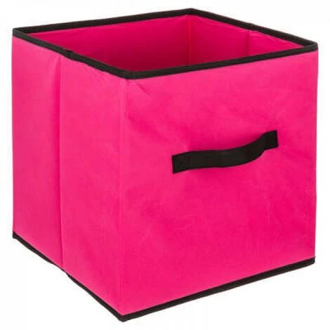 EASY Boite Rangement 31x31 Framboise Eg, Rose Foncé 3 EASY Boite Rangement 31x31 Framboise Eg, Rose Foncé
