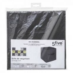 EASY Boite Rangement 31x31 Noir Eg, Noir 7 EASY Boite Rangement 31x31 Noir Eg, Noir -Petit rangement Soldes Magasin 65776685 3
