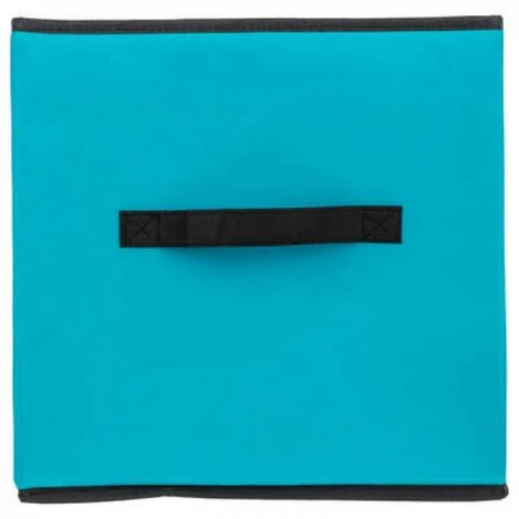 EASY Boite Rangement 31x31 Turquoise Eg, Bleu 4 EASY Boite Rangement 31x31 Turquoise Eg, Bleu – Image 2