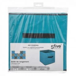 EASY Boite Rangement 31x31 Turquoise Eg, Bleu 7 EASY Boite Rangement 31x31 Turquoise Eg, Bleu -Petit rangement Soldes Magasin 65776745 3