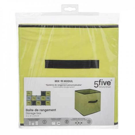 EASY Boite Rangement 31x31 Anis Eg, Vert 5 EASY Boite Rangement 31x31 Anis Eg, Vert – Image 3