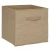EASY Boite Rangement 31x31 Toile De Jute -Petit rangement Soldes Magasin 65779173 1