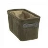 EASY Boite Rangement 15x31 En Velours Cotele Ve, Vert -Petit rangement Soldes Magasin 65780048 1