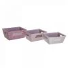 EASY Boite Panier X 3 Rose, Rose -Petit rangement Soldes Magasin 65780760 1