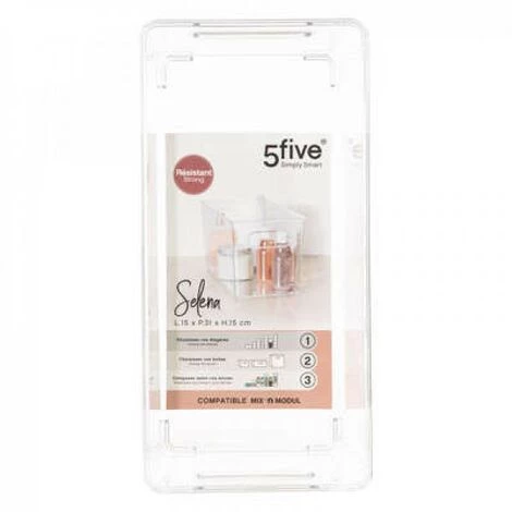 EASY Panier Rangement 15x31 Selena, Transparent 4 EASY Panier Rangement 15x31 Selena, Transparent – Image 2