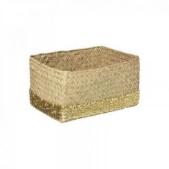 EASY Panier Sequins Rectangle X3, Couleurs Assorties -Petit rangement Soldes Magasin 65781439 3