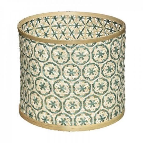 EASY Panier Ronde Folk Bleu X3, Bleu 4 EASY Panier Ronde Folk Bleu X3, Bleu – Image 2