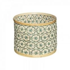 EASY Panier Ronde Folk Bleu X3, Bleu 7 EASY Panier Ronde Folk Bleu X3, Bleu -Petit rangement Soldes Magasin 65781512 3