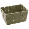 WENKO Panier salle de bain Adria Mini, rangement Salle De Bain, Long, Polypropylène, 19x9x14 Cm, Taupe -Petit rangement Soldes Magasin 6578159 1