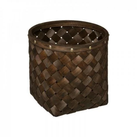 EASY Panier Bois Fonce Ronde X5, Marron 5 EASY Panier Bois Fonce Ronde X5, Marron – Image 3