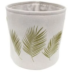 LC Panier, Blanc, 30x28x30, Polycoton Imprimé, Orbell -Petit rangement Soldes Magasin 65785468 3