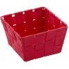 WENKO Panier de salle de bains Adria Mini, square Rouge -Petit rangement Soldes Magasin 6579408 1