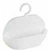WENKO Serviteur De Douche à Suspendre Candy, Panier De Douche à Suspendre, Plastique, 26x23x9 Cm, Blanc - Blanc -Petit rangement Soldes Magasin 6579445 1