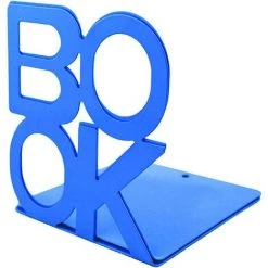 FR-LIFE BR-Vie Style Simple Livre Modèle Bureau Serre-livres Serre-livres En Métal Livre Est Pour Bureau Bibliothèque école Pont Décoration - Bleu 2PCS