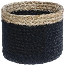 ATMOSPHERA, CRÉATEUR D'INTÉRIEUR Lot De 3 Paniers Jute Noir - Beige -Petit rangement Soldes Magasin 65866523 3