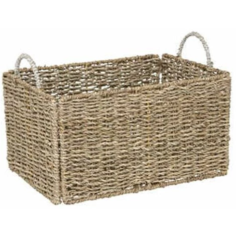 ATMOSPHERA, CRATEUR D'INTRIEUR Lot De 3 Caisses Cagettes Déco "Palm" 38cm Beige 5 ATMOSPHERA, CRATEUR D'INTRIEUR Lot De 3 Caisses Cagettes Déco "Palm" 38cm Beige – Image 3