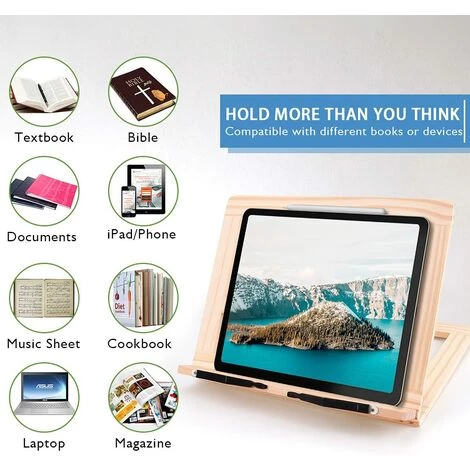 BDD Support De Lecture Support De Lecture En Bois Massif Support De Livre étudiant Anti-myopie Déflecteur De Livre 5 BDD Support De Lecture Support De Lecture En Bois Massif Support De Livre étudiant Anti-myopie Déflecteur De Livre – Image 3