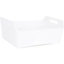 BRICOMARTEAU Panier Multi-usages Jano Flexible Plastique Blanc
