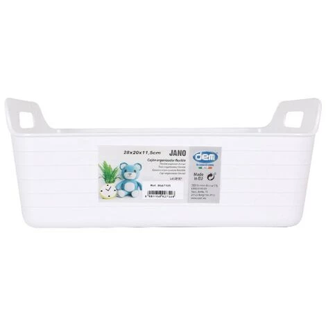 BRICOMARTEAU Panier Multi-usages Dem Blanc (28 X 20 X 11,5 Cm) 6 BRICOMARTEAU Panier Multi-usages Dem Blanc (28 X 20 X 11,5 Cm) – Image 4