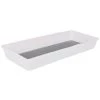 BRICOMARTEAU Organiseur De Tiroirs Confortime Gris Blanc Plastique Antidérapant (40 X 17 X 5 Cm) -Petit rangement Soldes Magasin 65923219 1