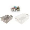 BRICOMARTEAU Panier Multi-usages Confortime Bois Plastique (32 X 22,5 X 10 Cm)