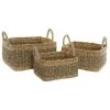 BRICOMARTEAU Panier DKD Home Decor Fibre Bali (3 Pcs) 2 BRICOMARTEAU Panier DKD Home Decor Fibre Bali (3 Pcs) -Petit rangement Soldes Magasin 65923733 1