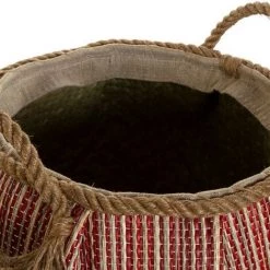 BRICOMARTEAU Panier DKD Home Decor Fibre (2 Pcs) -Petit rangement Soldes Magasin 65924162 3