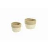 BRICOMARTEAU Set De Basket DKD Home Decor Jute Fibre Cottage (2 Pcs) (19 X 19 X 14 Cm) -Petit rangement Soldes Magasin 65925690 1