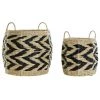 BRICOMARTEAU Set De Basket DKD Home Decor Fibre Bali (2 Pcs) -Petit rangement Soldes Magasin 65925835 1