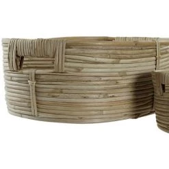 BRICOMARTEAU Set De Basket DKD Home Decor Rotin Bali (3 Pcs) (36 X 28 X 14 Cm) 8 BRICOMARTEAU Set De Basket DKD Home Decor Rotin Bali (3 Pcs) (36 X 28 X 14 Cm) -Petit rangement Soldes Magasin 65926048 3