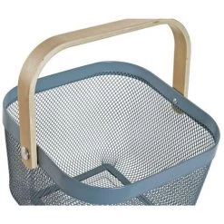 BRICOMARTEAU Panier DKD Home Decor Métal Pin (3 Pcs) (26 X 24.5 X 18 Cm) -Petit rangement Soldes Magasin 65930101 3