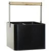 BRICOMARTEAU Panier Multi-usages DKD Home Decor Couverts Noir Métal Pin (18 X 15,5 X 24 Cm) -Petit rangement Soldes Magasin 65935016 1