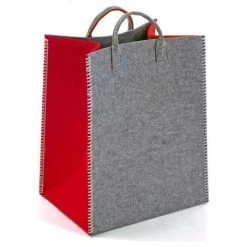 BRICOMARTEAU Panier Feutre Textile (34 X 55 X 44 Cm) -Petit rangement Soldes Magasin 65936153 4