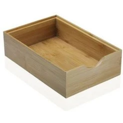 BRICOMARTEAU Boîte Multiusage Versa Bambou (15,2 X 6,4 X 23 Cm)