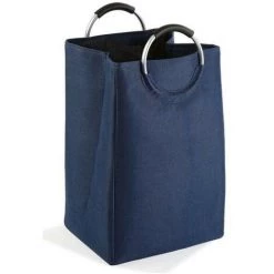 BRICOMARTEAU Panier à Linge Polyester (30 X 55 X 46 Cm) -Petit rangement Soldes Magasin 65936320 3