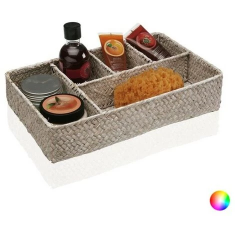 BRICOMARTEAU Organisateur Polyvalent Rotin Algues Marines (22 X 7 X 35 Cm) 3 BRICOMARTEAU Organisateur Polyvalent Rotin Algues Marines (22 X 7 X 35 Cm)